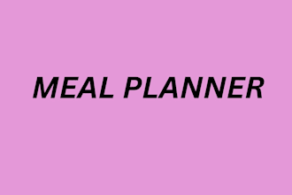 create a personalized efo and eba meal plan