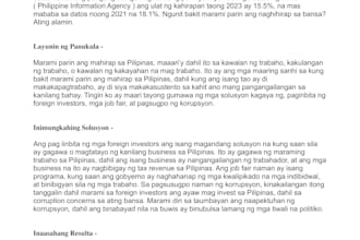 write or translate anything from filipino