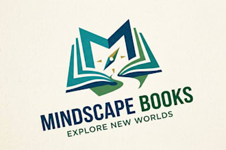 design a creative and professional book store logo