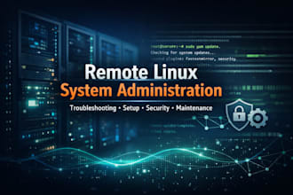 be your remote linux administrator for server support