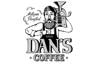 design retro vintage artisan coffee roasting logo
