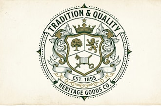 design a custom and professional crest logo