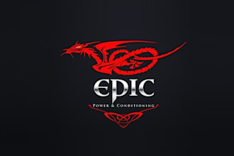 design epic power conditioning crossfit logo