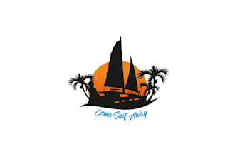 design tropical vacation inside logo for you