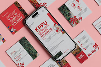 design creative, informatif and modern instagram feed