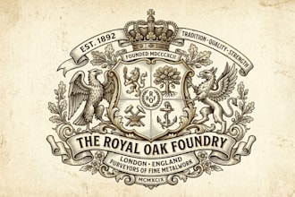 design a unique and professional crest logo