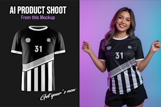 generate ai realistic product photos from 2d mockups
