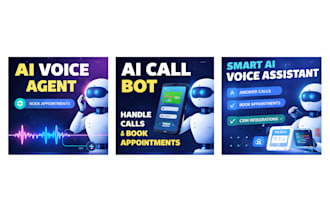 build an ai voice agent to handle calls and book appointments