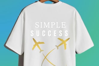 design modern minimalist and luxury t shirt design