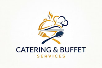 design a professional and appetizing catering and buffet services logo
