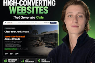 build a high converting website for local service businesses