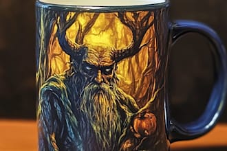 design a mug design or coffee cup design