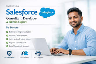 be your salesforce consultant developer and admin expert