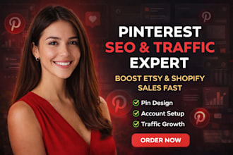 do etsy pinterest setup, pin design, store management store ads shopify audit