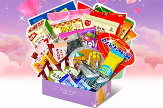 send you a unique korean snack mystery box