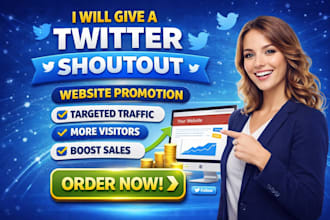 twitter shoutout promote website link to 250m fb, ig, yt, tiktok us uk audience