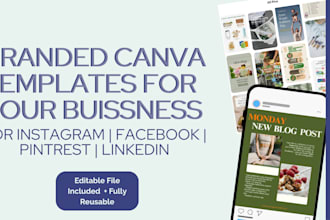 design branded canva templates for your business