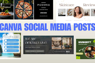 design modern social media creatives using canva