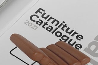 design luxury furniture catalog for marketing, sales and branding
