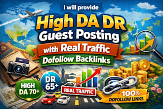 get powerful travel backlinks with niche travel guest posts