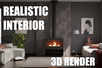 design realistic 3d interior visualization in blender