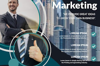 design high  business flyer and poster that boost your sales