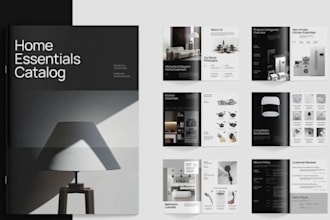 design professional promotional catalog, lookbook, linsheet, booklet, sellsheet