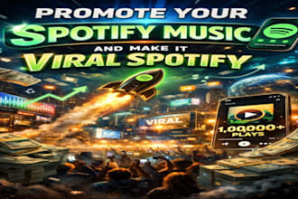 promote your spotify music and make it viral spotify