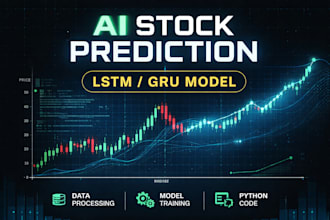 build a stock price prediction model using lstm gru