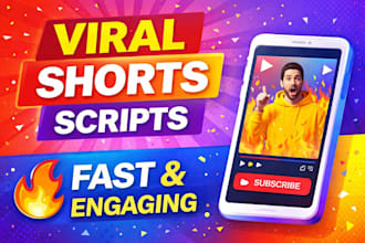 write engaging youtube shorts scripts for viral videos