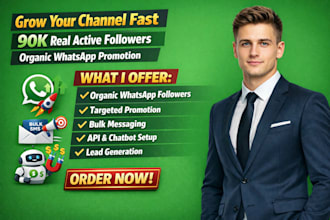 promote whatsapp channel get 90k followers whatsapp bulk messaging marketing