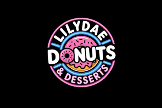 create creative and good looking donut logo design