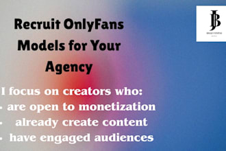 recruit onlyfans models for your agency
