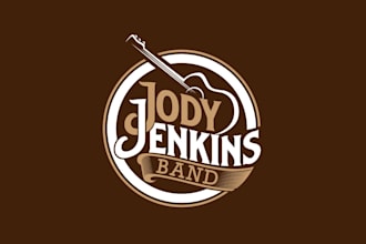 create wonderful and excellent guitar logo design