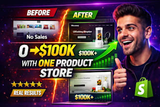 create a one product shopify store that sells