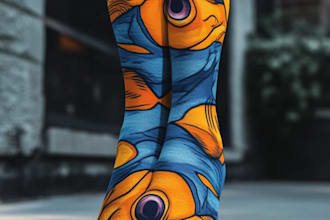 design custom and unique socks design