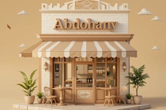 professional restaurant cafe logo and menu design