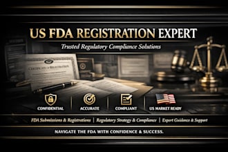 do fda registration, fda compliance, product listing and US agent service