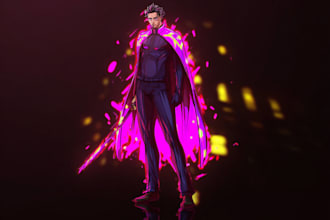 turn your dnd character into a professional illustration