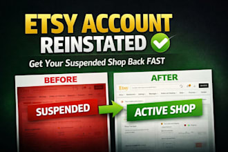reinstate your suspended etsy account, remove etsy suspension etsy appeal letter