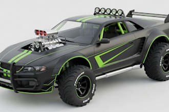 do 3d car modeling 3d  truck model vehicle design for gta v, game, 3d printing