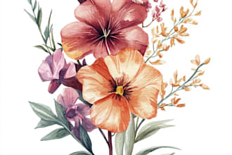 design vintage botanical illustration