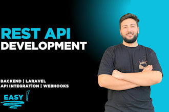 develop rest API, API integration, backend development