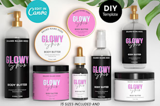 design packaging mockup label box bottle and pouch design