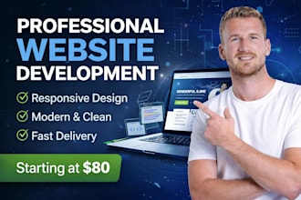 build a modern responsive website