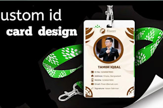 design professional and modern id card for your business