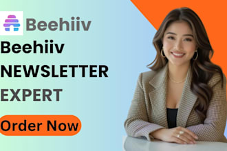 do beehiiv newsletter, landing page, setup, website and automation