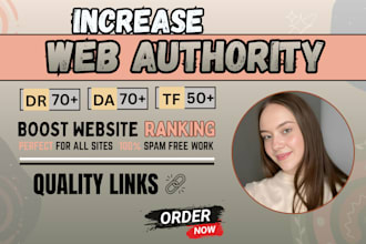build premium backlinks to increase website authority