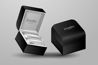 design jewellery message card and sticker pack for gift branding