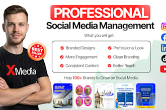 manage your social media and design branded posts